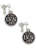 Nurse Caduceus Seal - LVN Clip On Earrings
