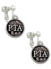 Physical Therapist Caduceus Seal - PTA Clip On Earrings