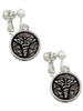 Medical Caduceus Seal - Clip On Earrings