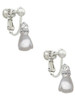 Small Boxing Glove Clip On Earrings