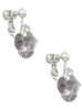 Sea Shells Spinner Clip On Earrings