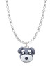 Fimo Clay Puppy Dog Charm Necklace