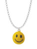 Resin Large 3-D Happy Face Charm Necklace