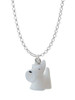 Resin White Scottie Dog Charm Necklace
