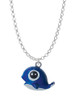 Resin Blue Baby Whale Charm Necklace