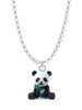 Resin Panda Bear Charm Necklace