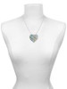 Acrylic Large Hologram Heart Charm Necklace
