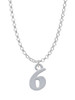 Number - 6 - Charm Necklace