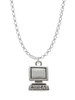 Computer Charm Necklace