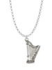 Harp Charm Necklace