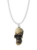 Resin Skull Charm Necklace
