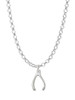 Mini Wishbone Charm Necklace
