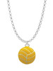 Large Water Polo Ball Charm Necklace