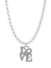 Mini Love in Square Charm Necklace