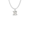 Small Greek Letter - Epsilon - Charm Necklace