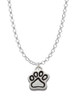 Small Paw Charm Necklace