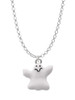 White Ghost Charm Necklace