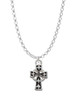 Antiqued Celtic Cross Charm Necklace