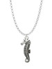 Antiqued Seahorse Charm Necklace