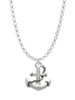 Antiqued Anchor Charm Necklace