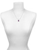Mini Hot Purple Ladybug Charm Necklace