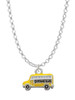 School Bus - Side Charm Necklace