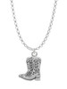 Cowboy Boots Charm Necklace