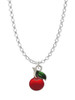 Single Cherry Charm Necklace
