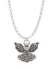 Angel with Heart Charm Necklace
