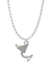 Martini Drink with Olive Charm Necklace