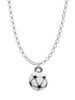 Mini Soccer ball - Two Sided - Charm Necklace