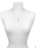 Christmas Lights - Lime Green Resin Charm Necklace