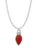 Christmas Lights - Red Resin Charm Necklace