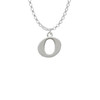 Large Greek Letter - Omicron - Charm Necklace