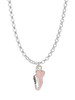 Mini Pink Running Shoe Charm Necklace