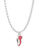 Mini Red Running Shoe Charm Necklace