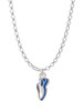 Mini Royal Blue Running Shoe Charm Necklace