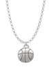 Large Basketball Charm Necklace