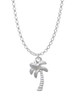 Palm Tree Charm Necklace
