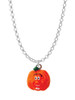 Resin Funny Ahh! Pumpkin Charm Necklace
