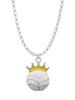 Volleyball - Crown Charm Necklace