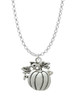 Large Antiqued Pumpkin Charm Necklace