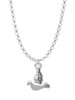 2-D Small Dove Charm Necklace