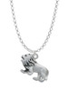 3-D Lion Charm Necklace