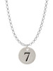 Disc 1/2'' Number - 7 - Charm Necklace