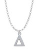 Large Greek Letter - Delta - Charm Necklace