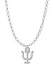 Small Greek Letter - Psi - Charm Necklace
