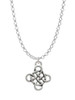 Celtic Knot Cross Charm Necklace