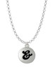 Capital Letter - & - Pebble Disc - Charm Necklace