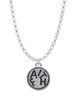 Faith in Circle Charm Necklace